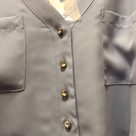 Candies chiffon layered look top NWT - Picture 3 of 7